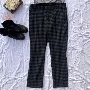 Super soft plaid trousers